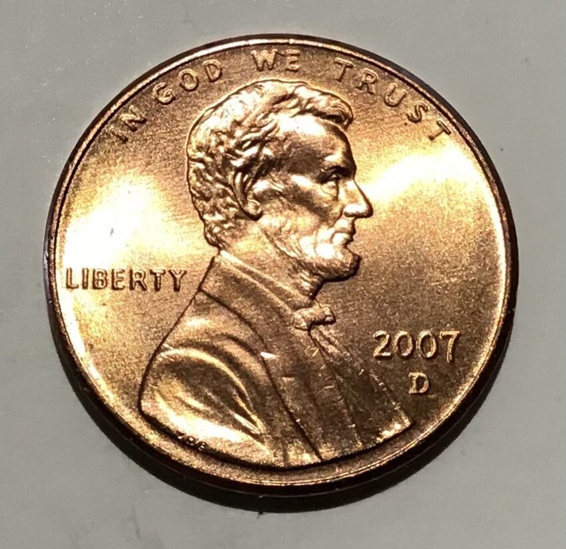 2007 D - Lincoln Memorial Cent - RD w/FS -SGU- #p117