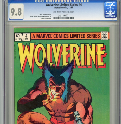 Wolverine 4 CGC 9.8 Limited Series