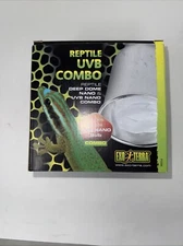 EXO TERRA Reptile Deep Dome Nano Light Fixture & UVB Nano Bulb Combo