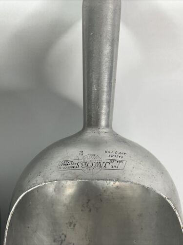 2 Jacobs Bros Scales Scoop Antique Cast Aluminum Country Store Nuts Candy Ice - 第 2/5 張圖片