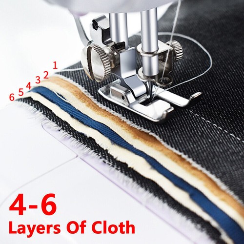 12 Stitches Mini Electric Sewing Machine Portable Overlock 2 Speeds Foot Pedal- - Picture 10 of 12