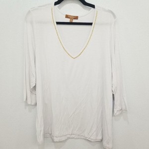 gold sequin v neck top