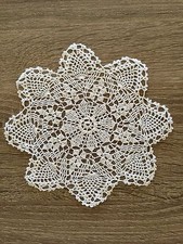 5" Inch Round Cotton Crochet Lace Doily White Coaster Doilies 24 Pieces