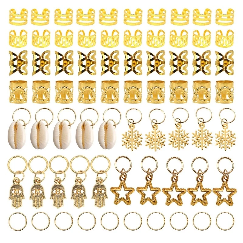 Gold hair rings sale design