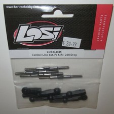 Losi Camber Link Set, Front  Rear: 22S Drag LOS234045 NIP