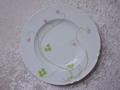 Antike Carl Knoll Jugendstil Porzellan Platte Teller - Vintage um 1900 - 31,5 cm