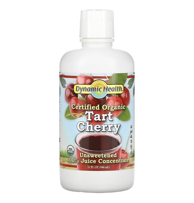 Dynamic Health Bio Certified Tart Cherry Concentrate 946ml Gicht Arthritis