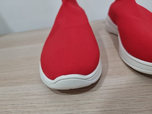 Steve Madden Red Sock Sneakers Mens US 12 High Top Shoes Slip-On Fling Comfort - Picture 5 of 17