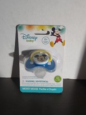 Z Disney Baby-Mickey Mouse Pacifier-0 Months-BPA Free-Blue