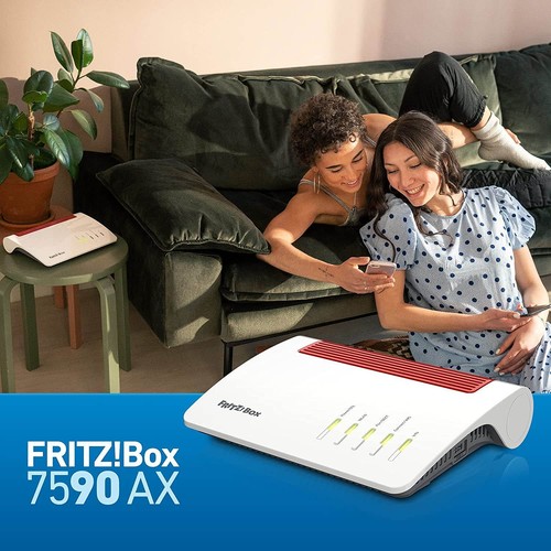 AVM FRITZ!Box 7590 AX V2 WiFi 6 WLAN Router Modem / Dual-Band, Mesh VDSL/ ADSL - Bild 6 von 7