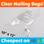 Details zu  CLEAR MAILING WARNING BAGS 10\