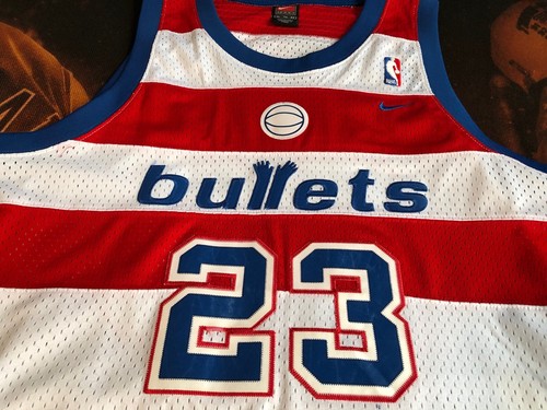 Camiseta deportiva Michael Jordan Bullets Nike Swingman talla XL - Imagen 3 de 12