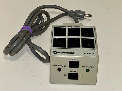 Data Shield S100 Super Filtered 6 Outlet Low Voltage Surge Protector - Tested