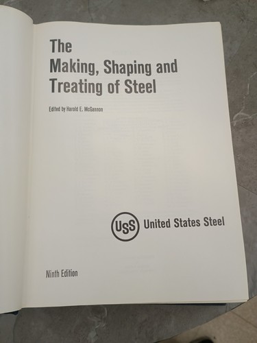 The Making, Shaping, and Treating of Steel Nineth Edition 1971 - Picture 5 of 6
