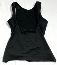 Naomi & Nicole Shapeware Size Large Top Body Shaper Torsette Style 771 Black