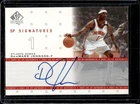 2001-02 SP Authentic DerMarr Johnson Signatures Auto Autograph #/390 Hawks