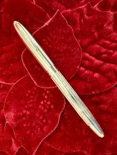 Vintage 1950's Sheaffer Snorkel Fountain Pen GF Cap/Barrel 14k Nib RESTORED