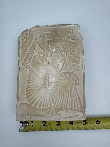 Egyptian 2 Sided Sculpture Of Ramses II & The God Ptah Austin Productions 1976 - Picture 12 of 13