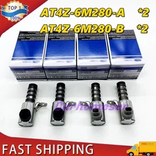 4PCS Variable Valve Timing Solenoid Fits Ford F-150 Ford Explorer 3.5L 2011-2017