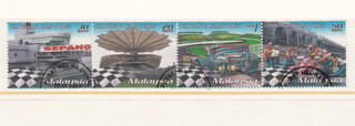Malaysia Stamps.1999.Strip of 4.Sepang F1 Circuit.Used.