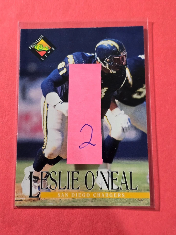 1994 Pro Line Live #129 Leslie O'Neal, cd2 - Image 3 of 3