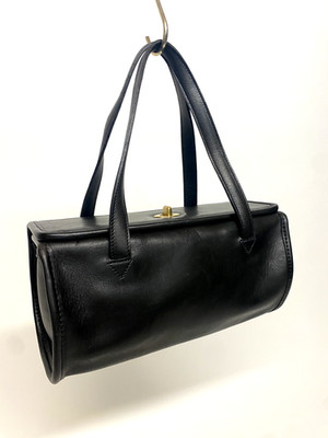 Extremely Rare Old Coach 9045 Legacy Geometric Roll HandBag Black Vintage