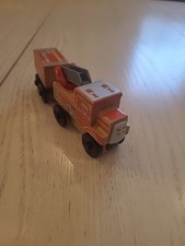 FLYNN W/ TENDER Thomas Friends Wooden Railway REAL WOOD 2012 HTF RARE VGUC