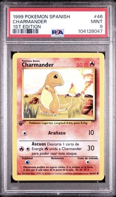 1999 charmander pokemon card value 1st Edition Kanto Base Starters Set (Shadowless) (4) 1999 MP-DMG|  TradingCardSets.Com main image 1