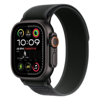 Apple Watch Ultra 2 49mm GPS + 4G Titan Schwarz Trail Loop Schwarz Gr. S/M
