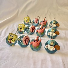 12 Nickelodeon SpongeBob Shower Curtain Hooks Patrick Gary Sandy Bathroom Decor