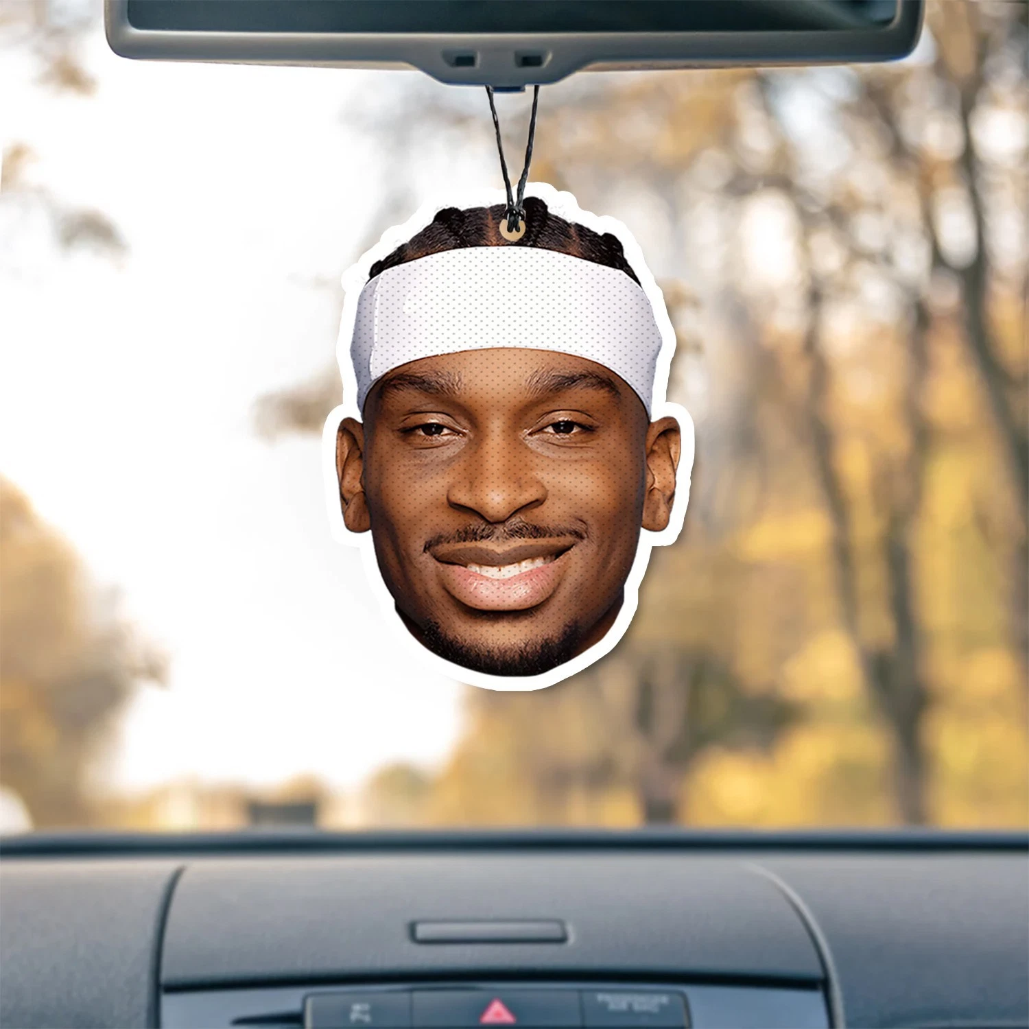 Shai Gilgeous Alexander Unscented Hanging Car Air Freshener Freshie