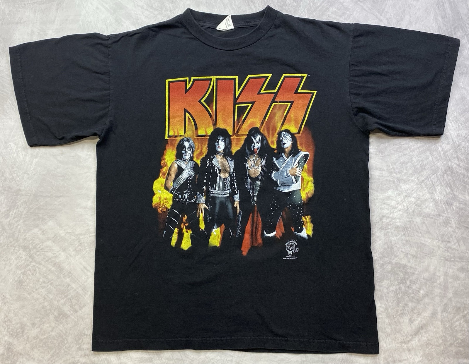 Vintage 1996-1997 Kiss Alive Worldwide Tour Rock Band Tee Shirt Size XL  