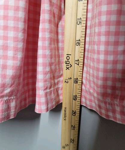 Matilda Jane Home Grown Ginger Girls Size 6 Pink Gingham Peasant - Picture 7 of 8