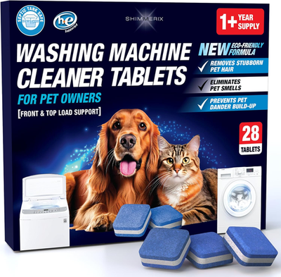 #ad Washing Machine Cleaner Pro Tablets for Pet Owners 28 Pack Front amp; Top Load W $31.57