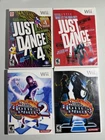 Nintendo Wii Just Dance - Just Dance 4 - Dance Dance Hottest Party 1 & 2 Tested