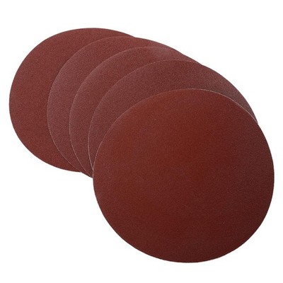 Hegebeck PSA Sanding Discs, 10 Inch Self Stick Adhesive Back 80 Grit, 5 Pcs