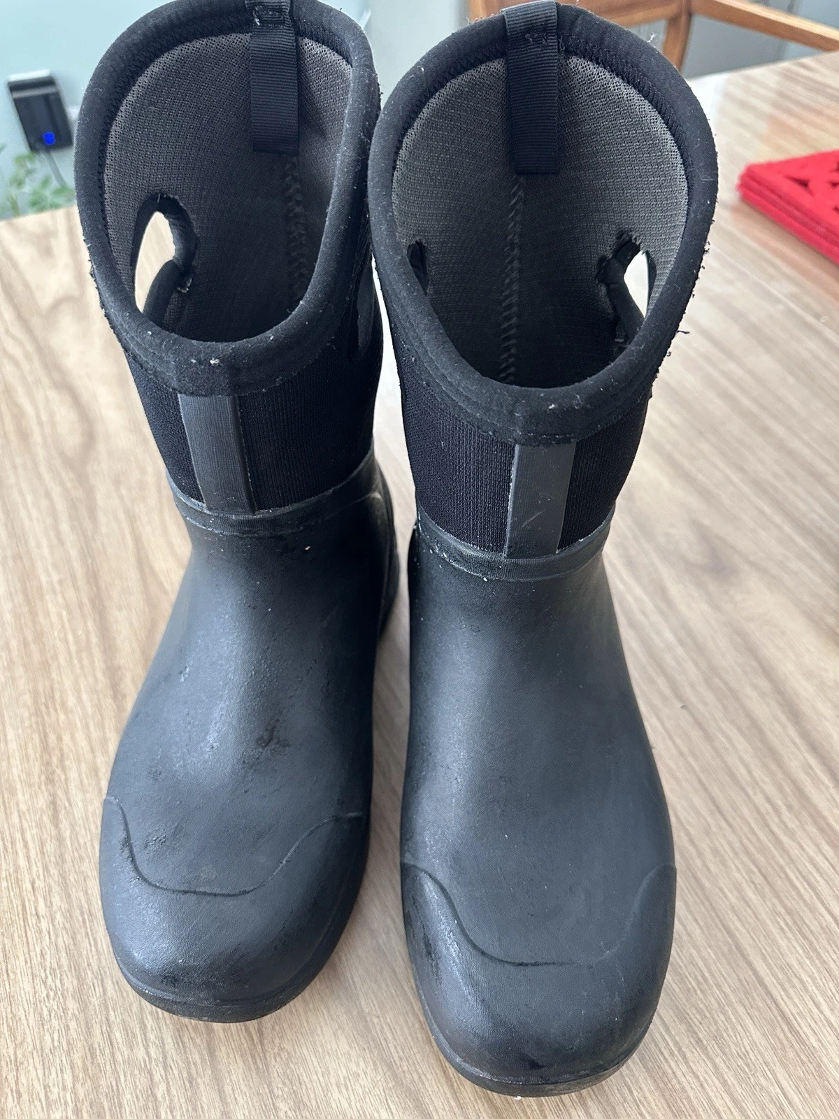 Bogs Bozeman Mid Waterproof Mens Boots Size 7m Black Seamless Neo-Tech Winter