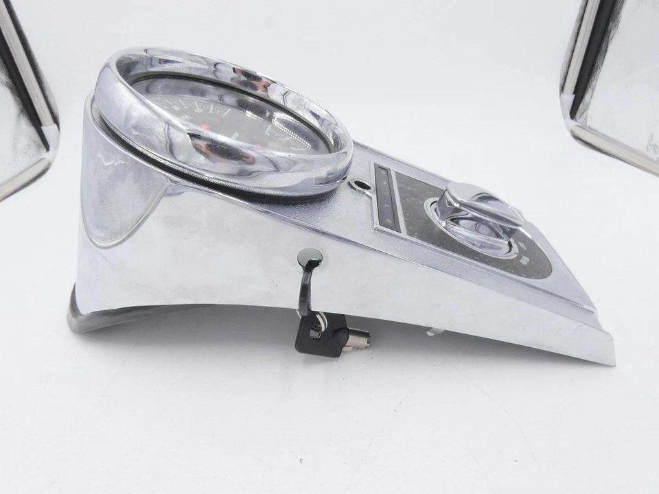 100% Trabajo Doble 7005 km Harley 00-06 Softail Velocímetro Instrumen Gauge Dash Key Foto 3 de 4