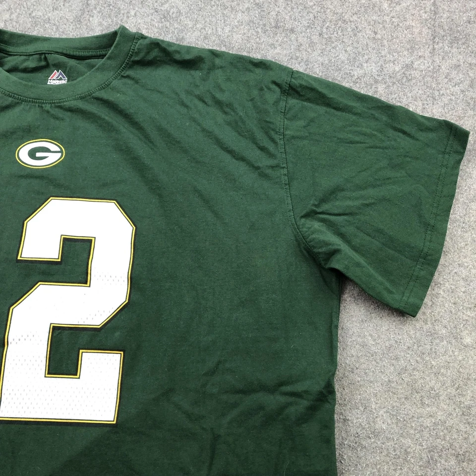 Рубашка мужская Green Bay Packers 3XL зеленая NFL футбол Аарон Роджерс 12 футболка - Изображение 3 из 4