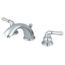 Kingston Brass KB961B Magellan Widespread Bathroom Faucet, 5-3/4 inch in Spou...