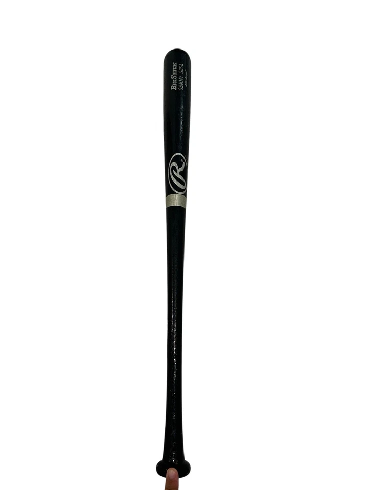 Taco de beisebol vintage RAWLINGS Sammy Sosa BIG STICK 30"/26 oz madeira liga pequena - Imagem 2 de 2