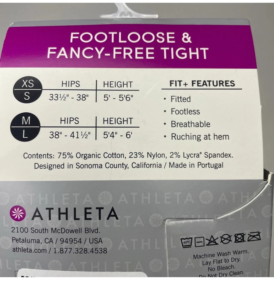 Medias de punto con cable sin pies Athleta M/L tejido avena transpirable algodón orgánico usadas en excelente estado Foto 2 de 4