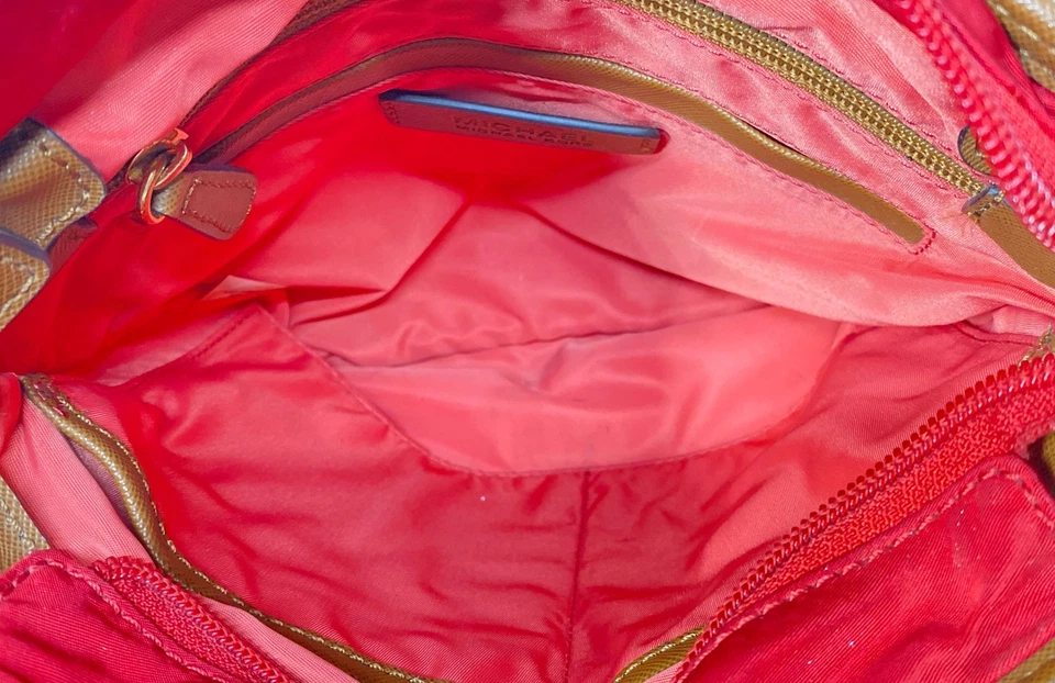 Bandolera Michael Kors para mujer roja de nailon Foto 4 de 4