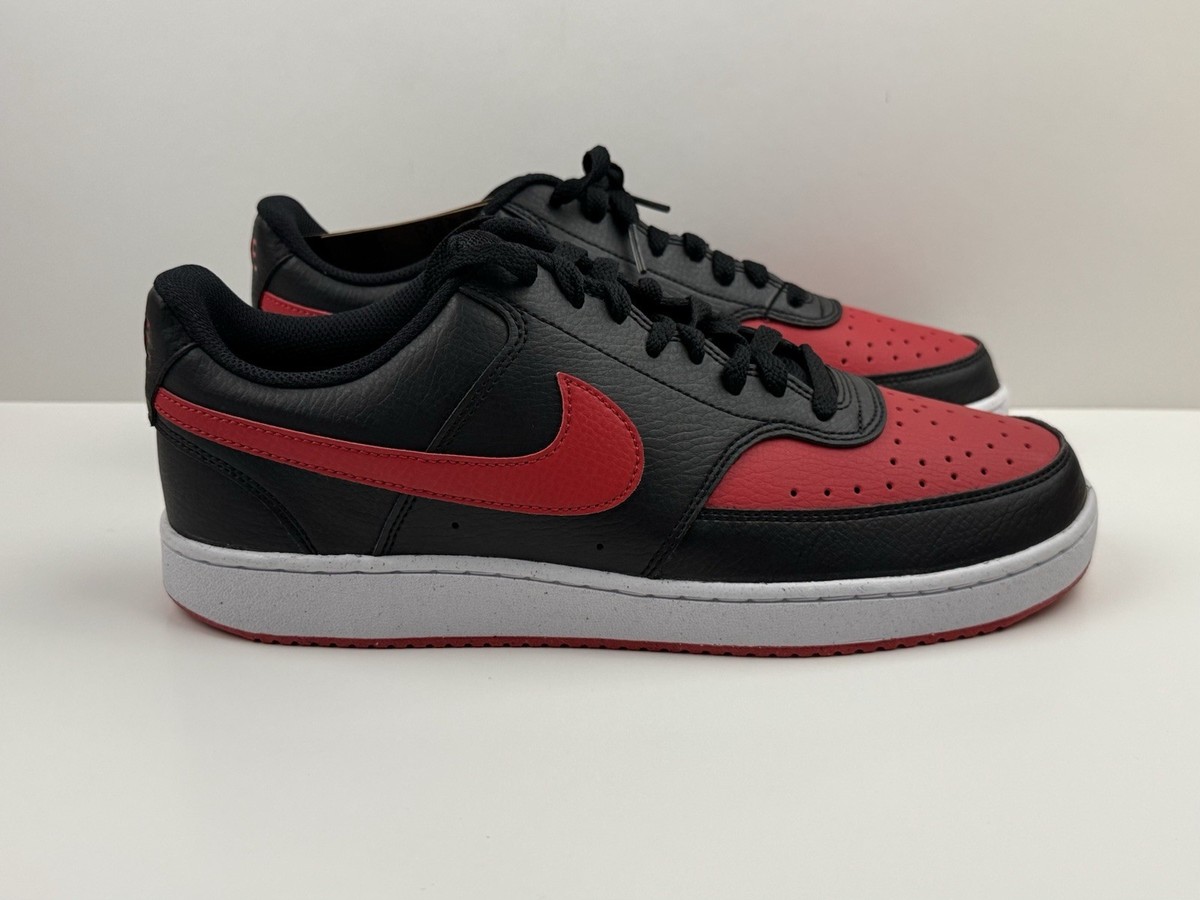 Men\'s Nike Court Vision LO NN Black/University Red-White FJ0685 010 SIZE 14 NIKE Court Vision Low Next Nature FJ0685 010 - Shiekh main image 2