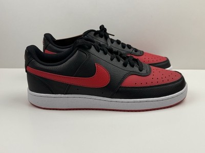 Nike Court Vision Lo NN Sneakers Men s Size 10 Black/Red/White FJ0685-010
