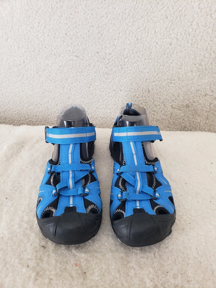 Merrell Hydro Boys Youth Sandals 7W Blue Strappy Outdoor Hiking Comfort Shoes - Image 2 of 4