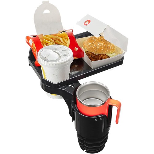 Cup Holder Tray, 10 inch Car Food Tray for Eating with Phone Holder, Car Cup ...