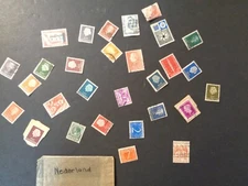 Vintage stamps, Lot of 25+, International Nederland, early to mid-century 1900's