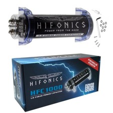 1 HIFONICS HFC1000 power cap condensatore 1 farad impianti fino a 1000 watt rms