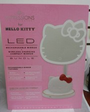 Hello Kitty LED Rechargeable Makeup Mirror an...